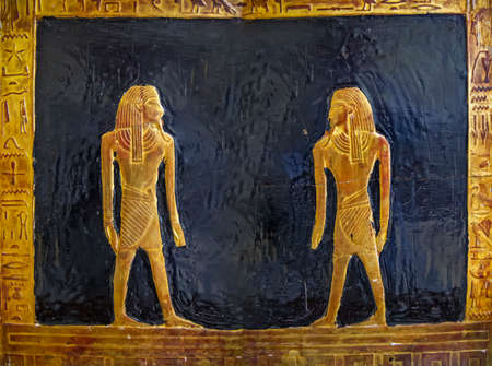 Canopic Chest of Maiherpri in Cairo museum, Egypt