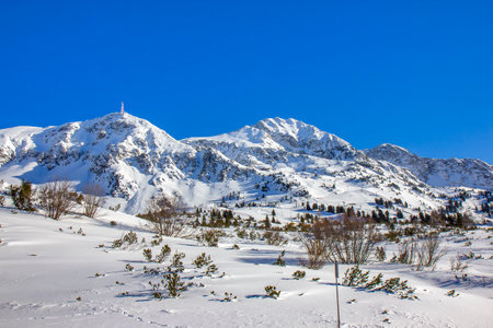 Ski resort Obertauern in Austrian alpsの写真素材