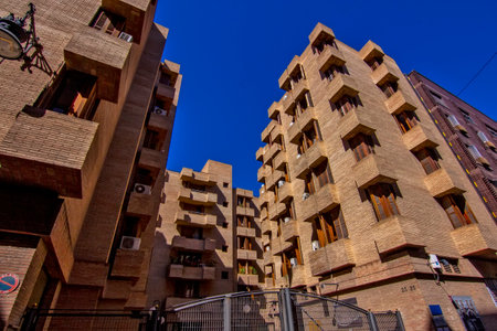 Residential building with geometric shape in Valancia, Spain
