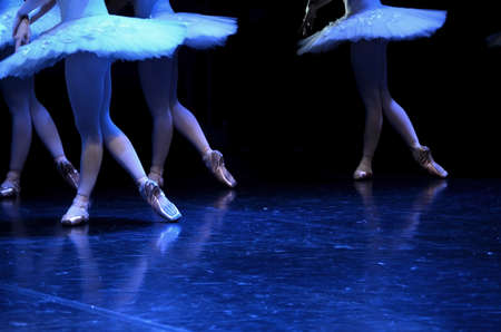 Live performance of ballet Swan lake の写真素材