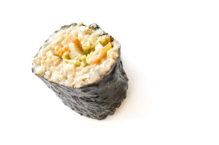 Sushi roll isolated on a white background 