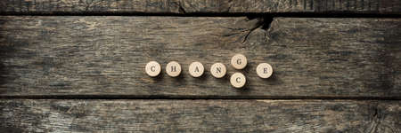 Conceptual image of Change creating chances.の写真素材