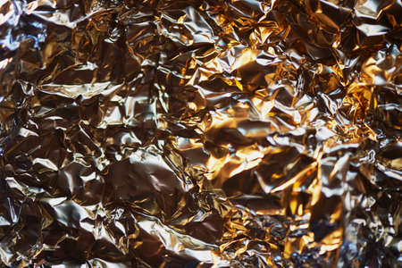 Aluminum foil texture. Glide view and shineの写真素材