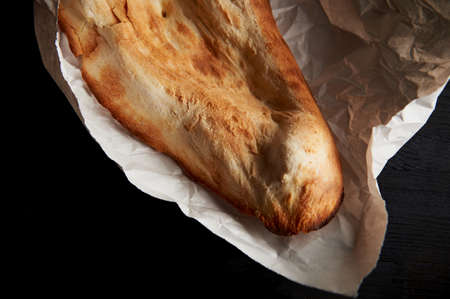 Georgian bread baked in clay oven . Shotis Puri.Fresh with a crispy crust