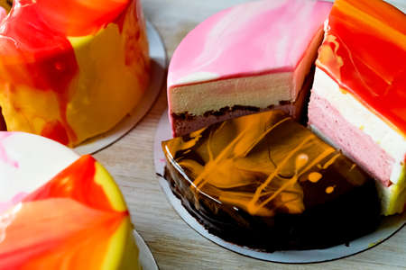 here three such wonderful sets new mousse cakes