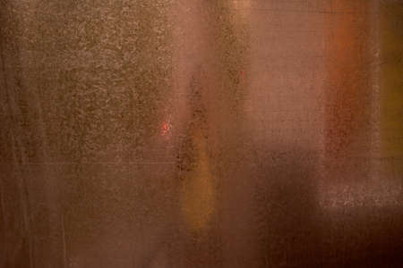 the texture of the metal is gold. Closelyの写真素材