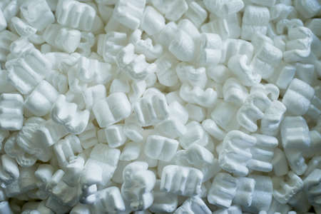 Packaging material from foamの写真素材