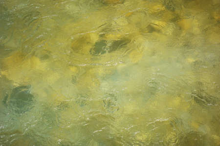Water ripples on a mountain river. Ecologically clean places and country rest.の写真素材