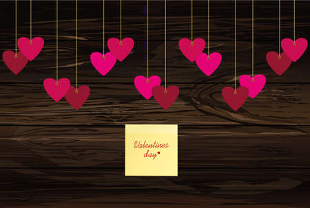 Valentine's day template designのイラスト素材