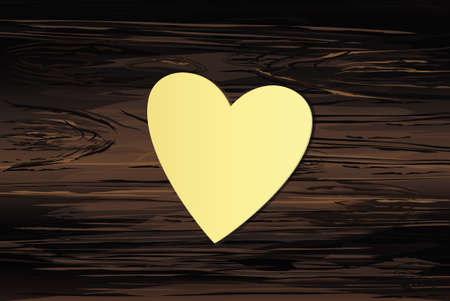 Hand-drawn christmas tree and santa claus and snowman on three yellow stickers. Greeting card. Vector with colorful pencils on wooden backgroundのイラスト素材