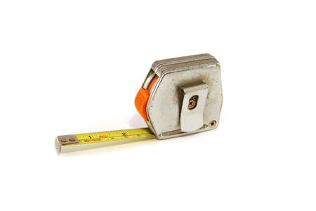 very old and well used tape measure