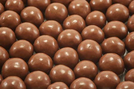 Chocolate Malt Balls backgroundの写真素材