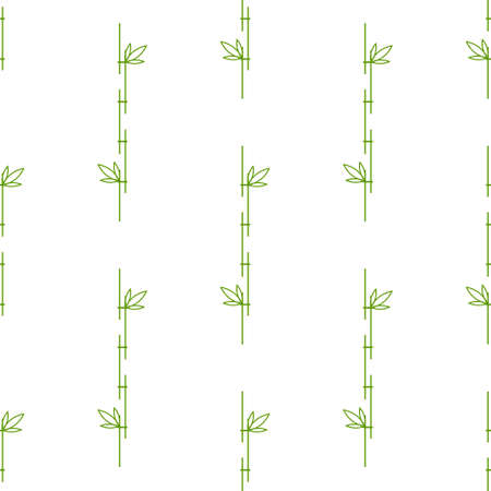 A seamless pattern with bamboo.のイラスト素材
