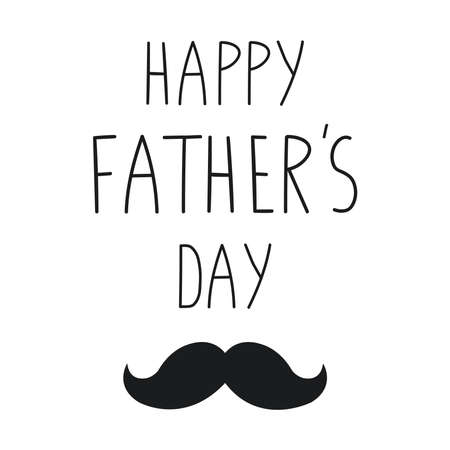 Happy fathers day greeting card templateのイラスト素材