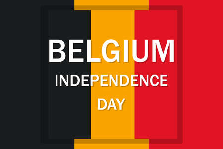 Belgium flag. Independence day concept.のイラスト素材