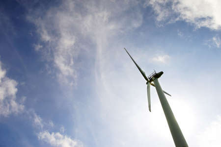 power against the blue skyの写真素材