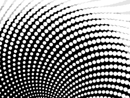 vector halftone effect, retro background, place for textのイラスト素材