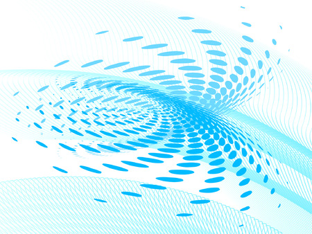 vector halftone effect, illusion of the gradient, place for textのイラスト素材