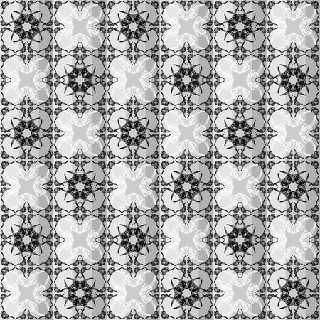 Seamless pattern, vector, geometric  ornamentのイラスト素材