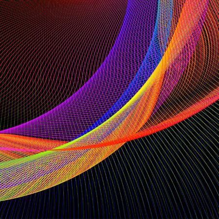 abstract background, vector, stylized waves, place for textのイラスト素材