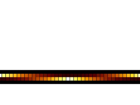 vector blank with mosaic border, place for textのイラスト素材