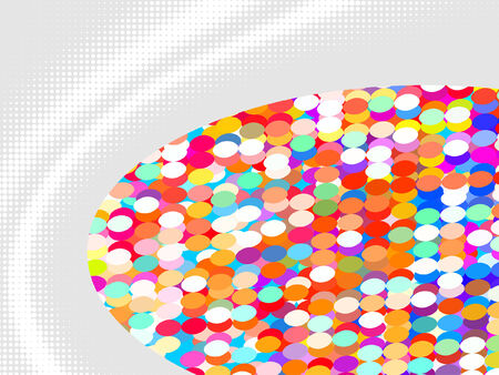 colorful abstract background from mosaic tiles, vector without gradientのイラスト素材
