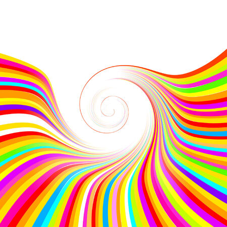 colorful swirl, vector abstract backgroundのイラスト素材
