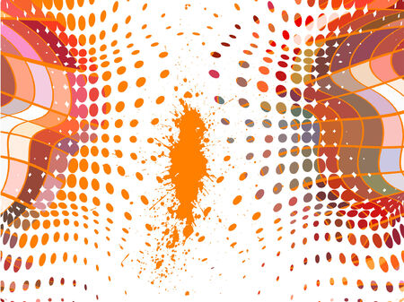 abstract  retro  background, vector  without gradientのイラスト素材