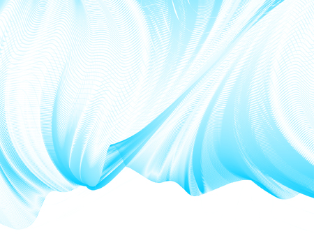abstract background, vector, stylized waves, place for textのイラスト素材