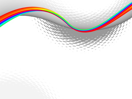colorful wave, vector background with copy-spaceのイラスト素材