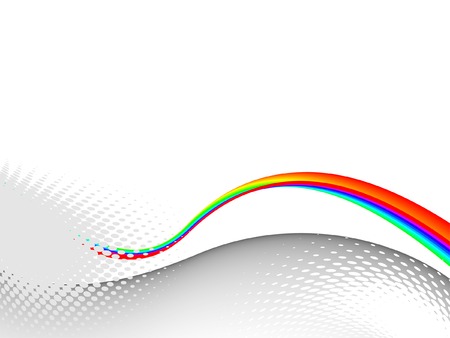 colorful 3ds line, vector background with copy-spaceのイラスト素材