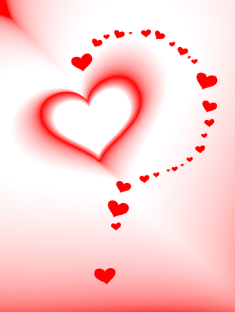 valentine's day card, vector, question mark, romantic heart のイラスト素材