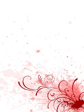 floral background, EPS 10, vector, floral styleのイラスト素材