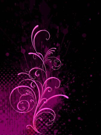 floral background, floral styleのイラスト素材