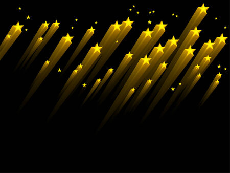 3d stars のイラスト素材