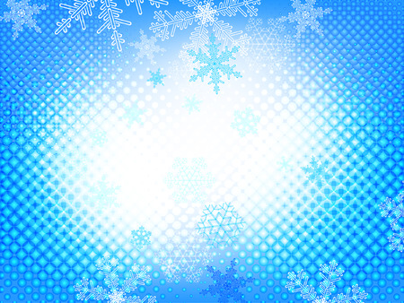 christmas  beautiful background with snowflakes のイラスト素材