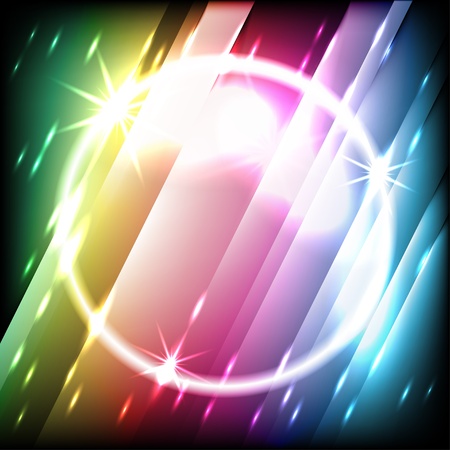 vector glowing stripes, EPS 10 with mesh gradientのイラスト素材