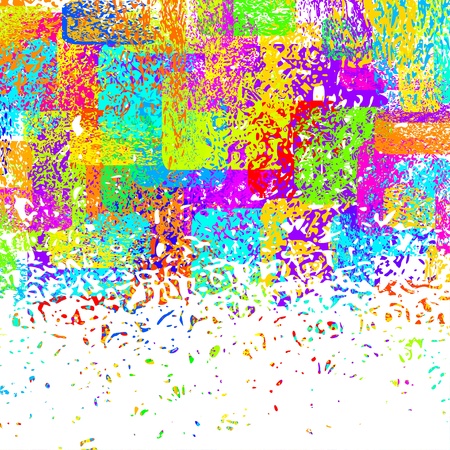 vector colorful abstract  grunge background, spotted effectのイラスト素材