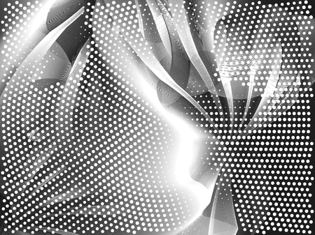 abstract fantasy composition, gradation effect without gradientのイラスト素材