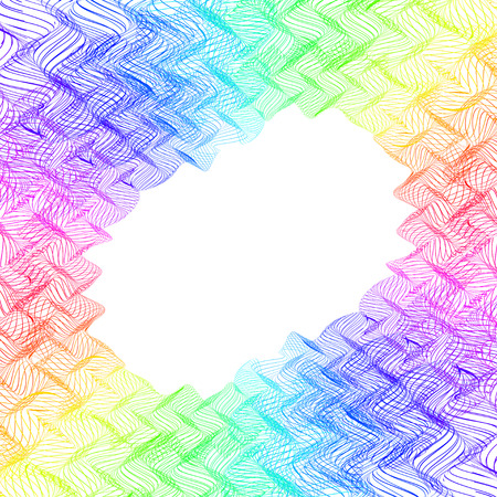 abstract wireframe distortion composition with motion effectのイラスト素材