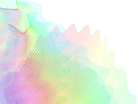 abstract wireframe distortions, vector composition with motion effect