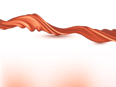 vector 3d effect wavesのイラスト素材