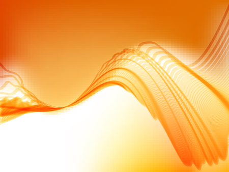 vector 3d effect wavesのイラスト素材