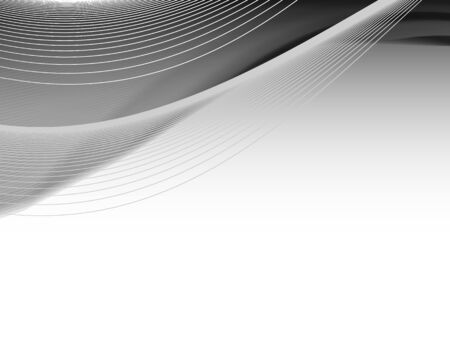 Vector wavy and curve line. EPS10 with transparency. Abstract composition with blurred lines.のイラスト素材