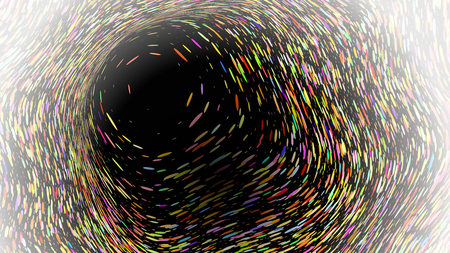 Wide format colorful abstract pattern design.のイラスト素材