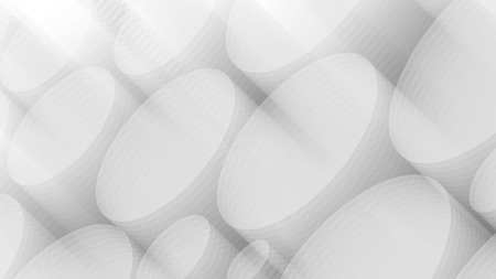 Wide format abstract background, visual illusion of gradient effect. Rhythmic circles. Decorative shapes. 3d grey background. Vector EPS10 without gradient with transparency. Motion blur illusionのイラスト素材