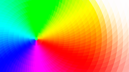 Abstract bright colors composition with squares. Optical illusion of blur effect. Place for text. Vector background for presentation, flyer, poster. Digitally wallpaper.のイラスト素材