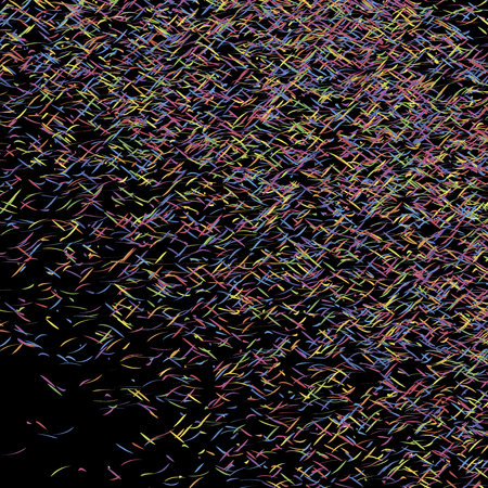 Abstract background, optical illusion of gradient effect. Stipple effect. Rhythmic colorful noise particles. Grain textureのイラスト素材