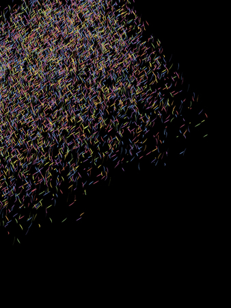 Abstract background, optical illusion of gradient effect. Stipple effect. Rhythmic colorful noise particles. Grain textureのイラスト素材