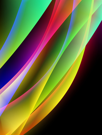 Vector waves. EPS10 with transparency and mesh. Abstract background with blurred lines.のイラスト素材